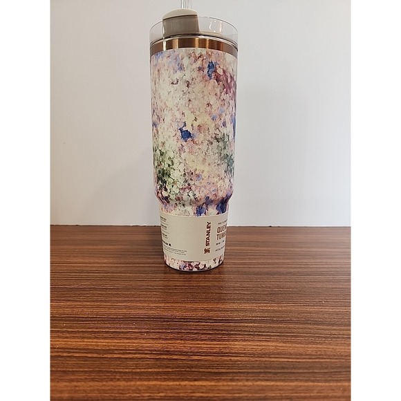 Authentic Stanley x CALIA 30 oz. Quencher H2.0 FlowState Tumbler Olive Eden gold - Picture 3 of 8